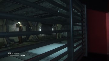 Alien: Isolation Working Joes kill invisible man!