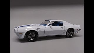 Revell 1970 Pontiac Firebird T/A 2n1 1/24 Scale Model Kit Build Review 85-4489