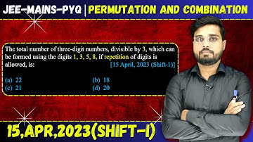 The total number of three-digit numbers, divisible by 3, which can be formed using the digits 1, 3,