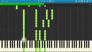 Miniatura de vídeo de "Super Mario World 2 Yoshi's Island Yoshi Demo Start Theme Piano Tutorial Synthesia"