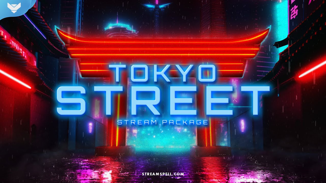 Cyberpunk Coffee Shop Stream Package – StreamSpell