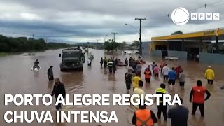 Chuvas ainda são registradas na capital do Rio Grande do Sul