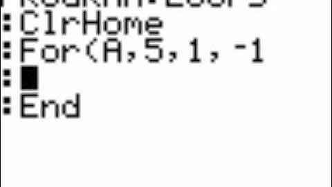 TICalc Tutorials - Loops