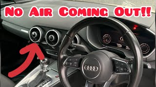 Audi TT A/C Vent Not Working Fix it Now