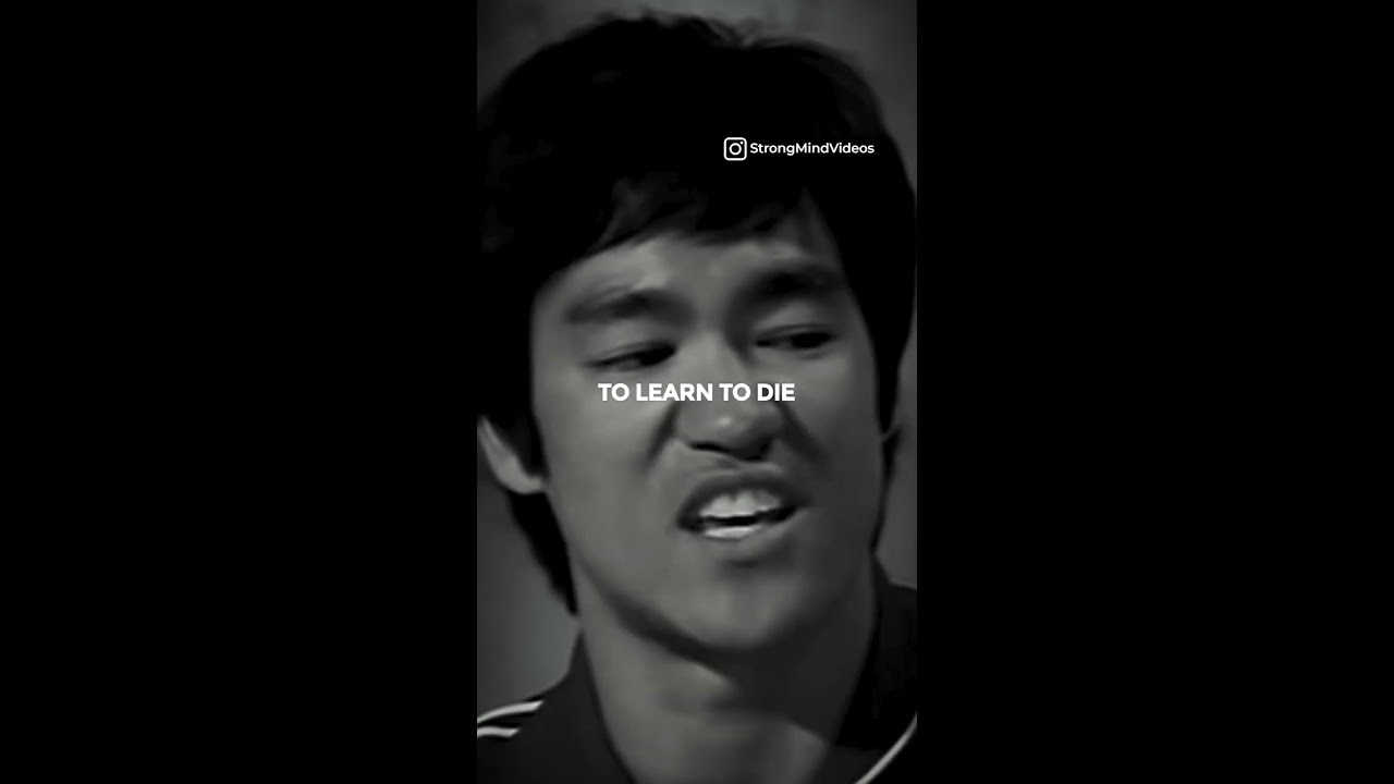 Bruce Lee On Learn The Art Of Dying 