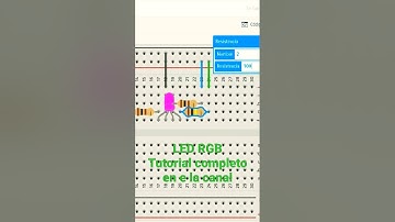 Aprende a usar un LED RGB #circuitsoft #robotics