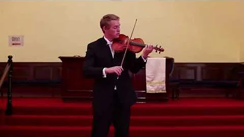 Jonathan Tanner, Bach Solo Violin Sonata No. 1 in ...