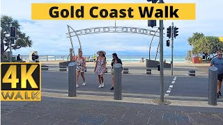 Surfers Paradise Beach Walk 4K - Gold Coast 🏖️ May 2024