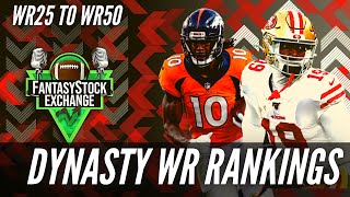 Dynasty Wide Receiver Rankings (WR25-50) - 2021 Fantasy Football