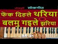 फेंक दिहले थरिया बलम गइले झरिया पहुंचले की न | Bhojpuri Harmonium Cover | लोकधुन वाला झकास सुर”