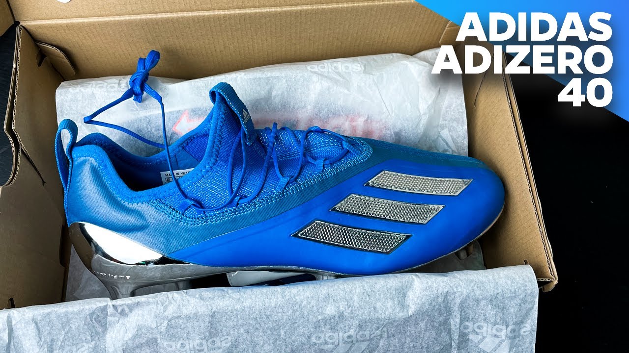 Unboxing Adidas 40 Yard Cleat Adizero 40 -