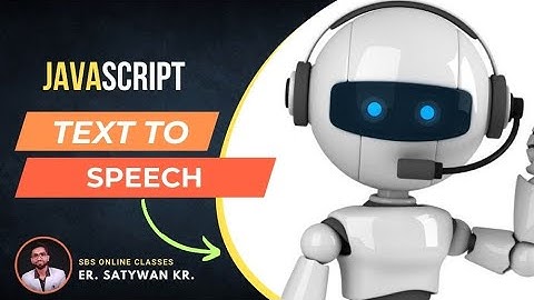 JavaScript Text to Speech Converter in Hindi