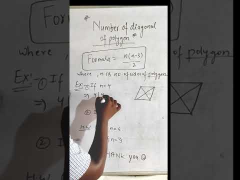 #Number of diagonal