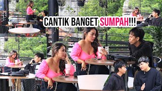 PRANK MAGITA DI CAFE EMANG MAGITA DAMAGE NYA GAK ADA OTAK!!!SI SUPEEER CANTIK!!!!PRANK CAFE!!