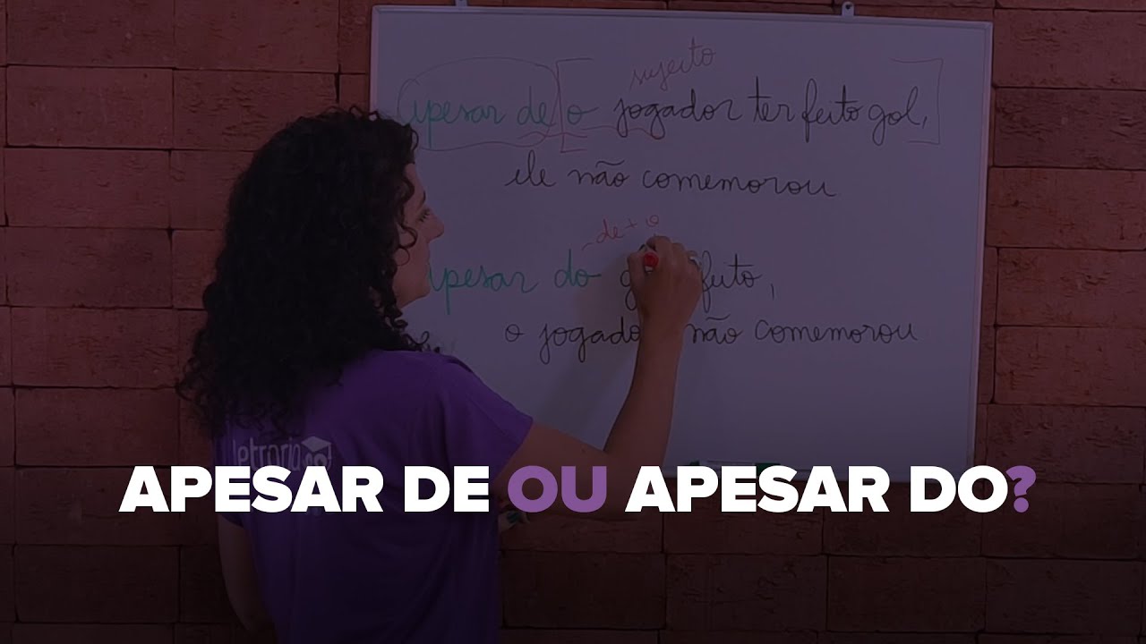 Apesar de OU Apesar do? - YouTube