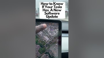 How to Know If Your #Tesla Has A New Software Update #shorts