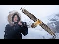 Extreme photography in the mountains of switzerland