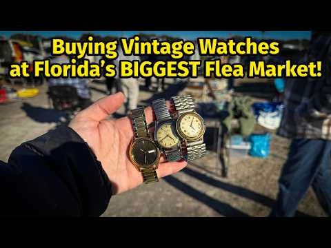 Buying Vintage Watches at Florida’s BIGGEST Flea Market!