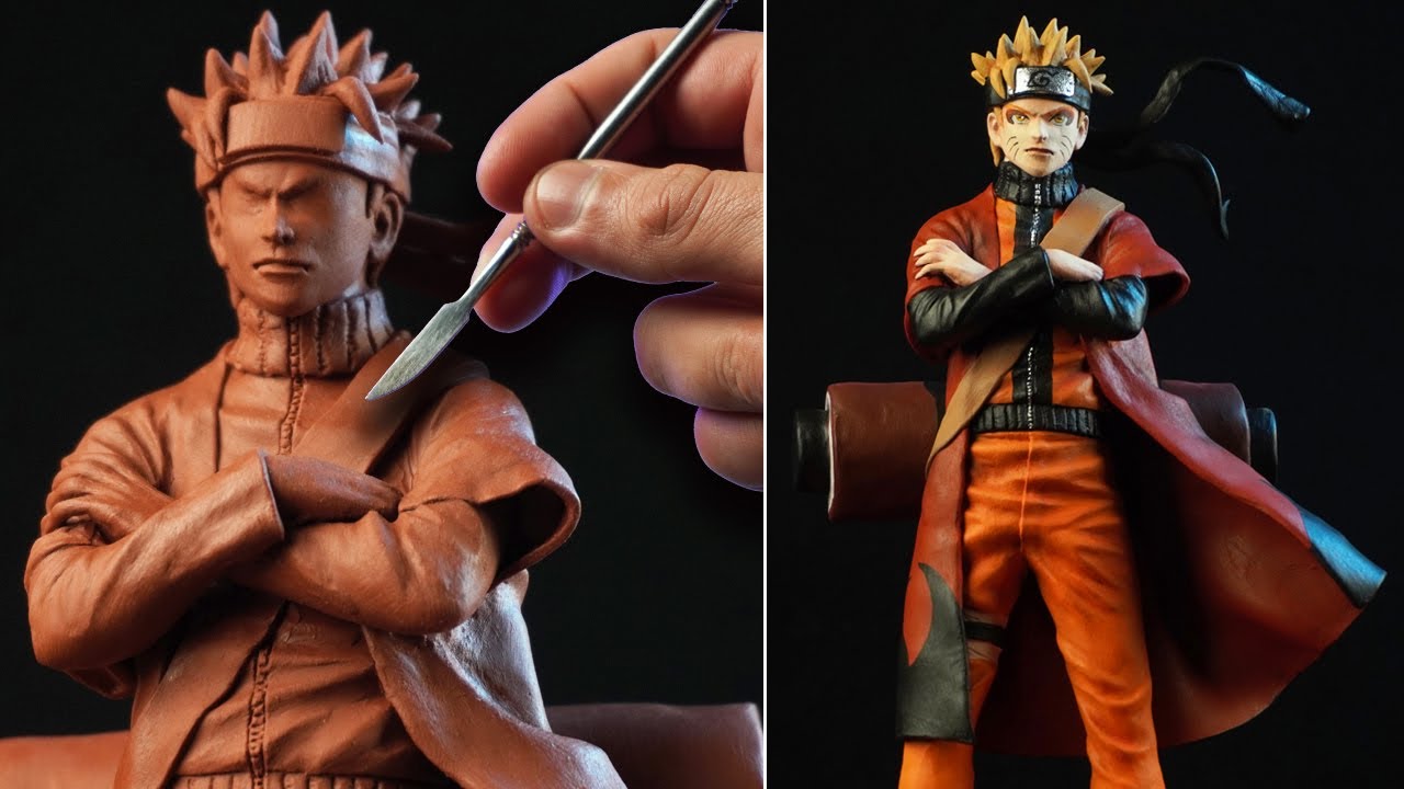 Sculpting NARUTO UZUMAKI [ Sennin Mode ] | Naruto Shippuden