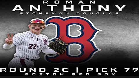 Round 3 pick 79 Boston Red Soxs select OF Roman Anthony