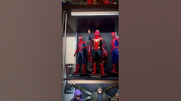 Hot Toys Spider-Man 🕷️ Shelf looking good! #hottoys #spiderman #hottoyscollector #actionfigure
