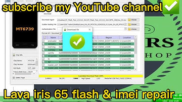 Lava iris 65 flash and imei repair | lava iris 65 imei repair | lava iris flashing |
