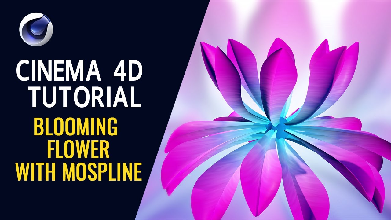 Blooming Flower with MoSpline - Cinema 4D Tutorial - YouTube