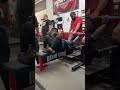 Max Upper Shirt work to 1/2 board 360 340 320 Not a bad night benching with the girls #powerlifting