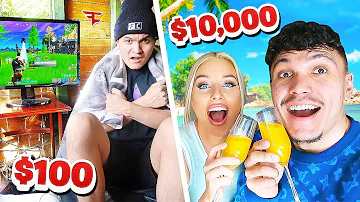 $10,000 VS $100 HOLIDAY - FaZe Vs FaZe