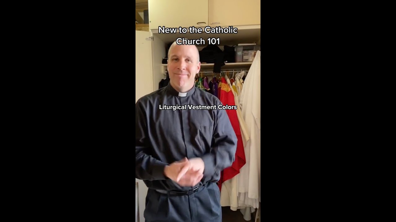 Why Do Priests Wear Different Vestment Colors Youtube