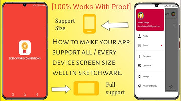 [100% Works] How to make your app support all / every device screen size well in sketchware.