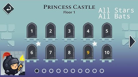 WALKTHROUGH TRICKY CASTLE LEVEL 1 - 10 ALL STARS AND BATS