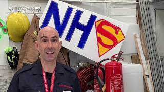Glue and Make with Firefighter Paul: NHS Hat