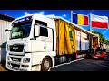 Prima cursă în Polonia cu camionul alb
