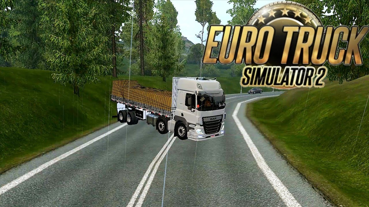 ETS 2 - DAF no Britruck - Carregado de Batata  - Saído de Florianópolis (SC) Destino Chapecó (SC) 