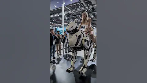 2025 IRC Robot Expo Prototype Quadruped Robot Driving Test. #irc #humanoid #robotics #robot