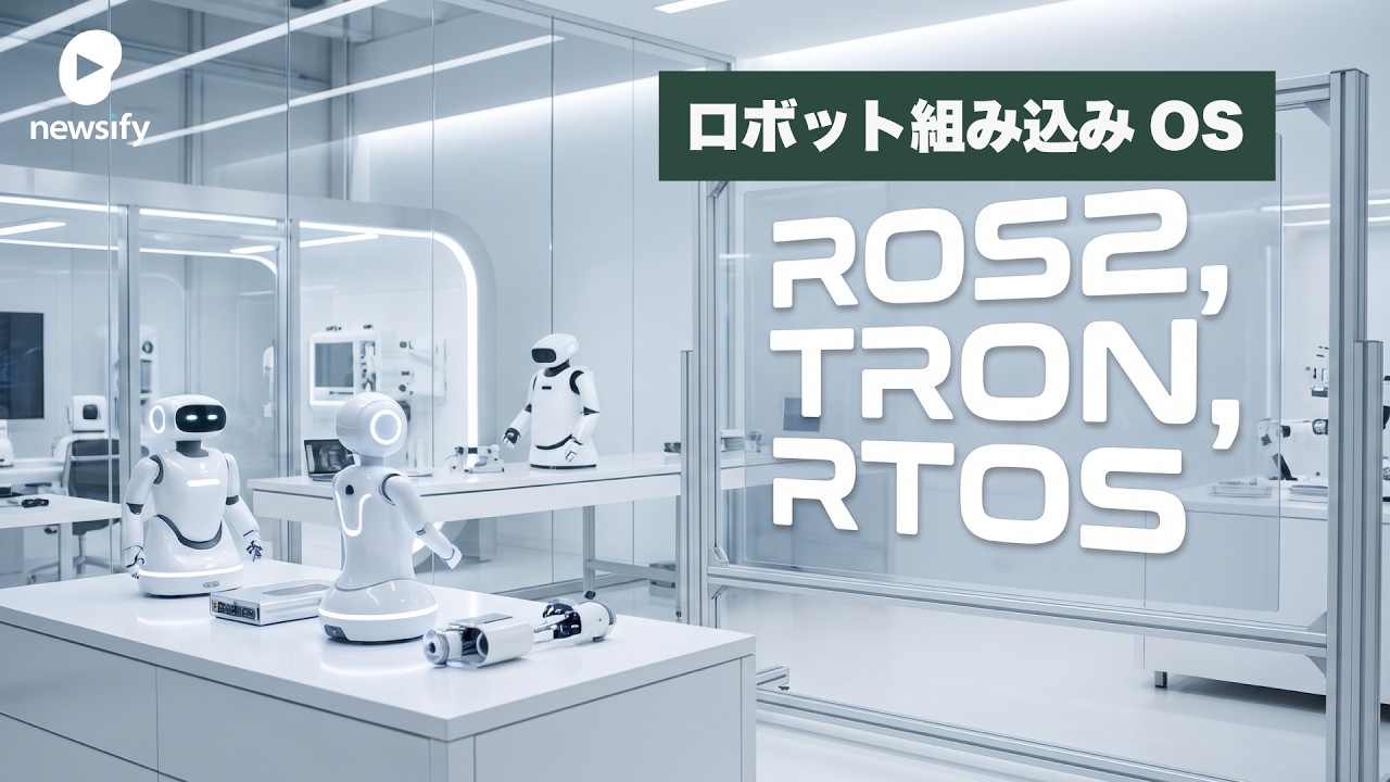 ロボット組み込みOS、ROS2、TRON、RTOS