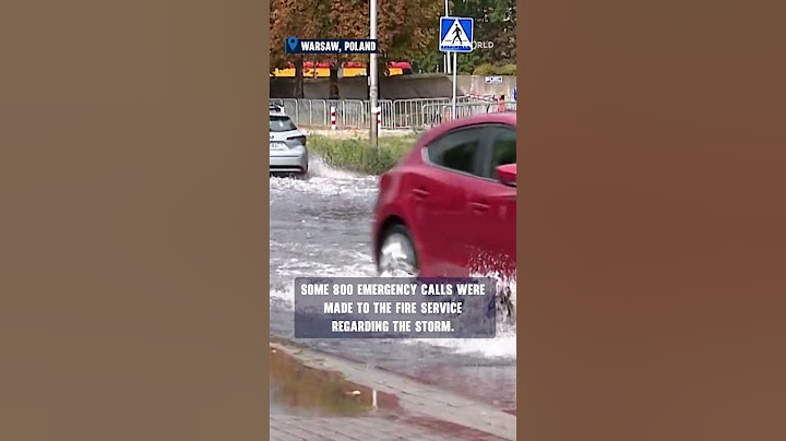 Warszawa zmaga się z lokalnymi powodziami
