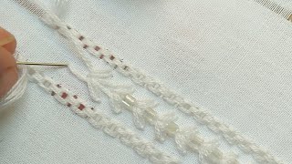 Simple Unique Hand Embroidery Borderembroidery Tutorial For Beginners Hand Work Tarkashi Design