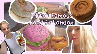 Trying Loads of Tiktok Famous Food | London vlog part 1!