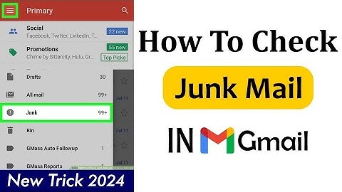 How to check Junk or Spam mail in Emails mobile Tips and Tricks | How to open spam folder in mobile