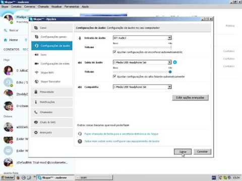 Vídeo: Como Configurar Um Microfone No Skype