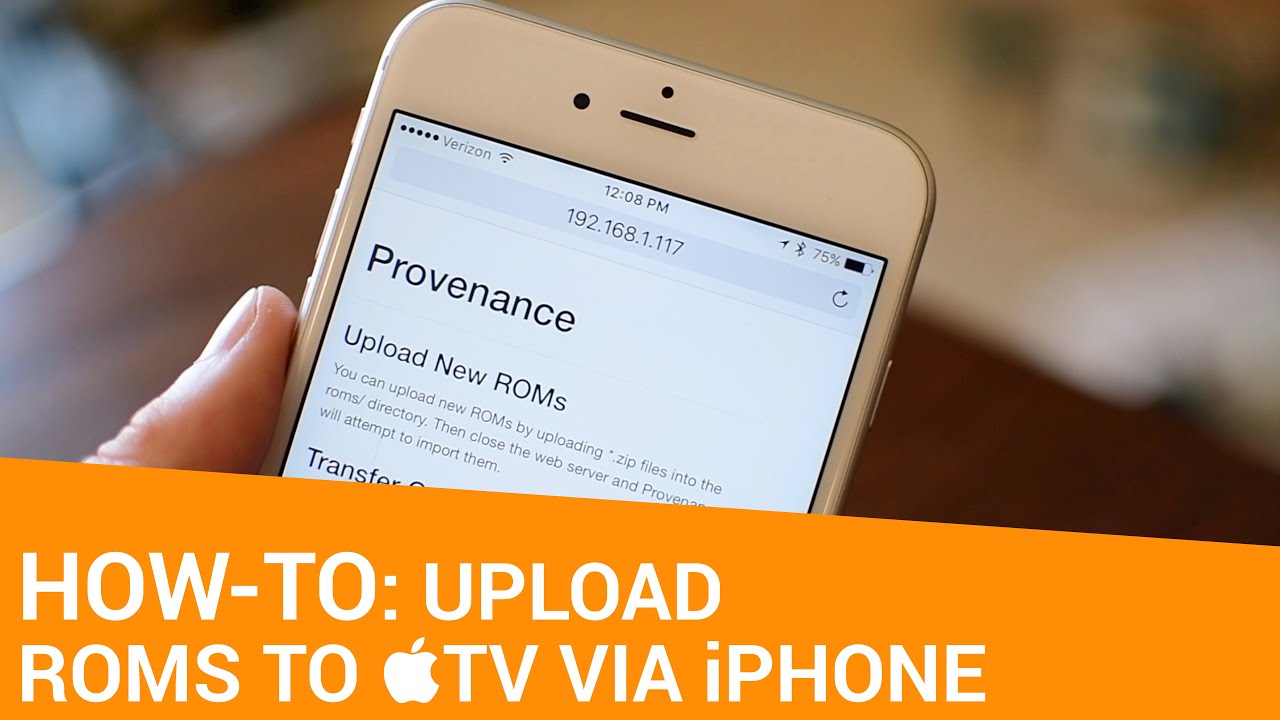 Uploading Rom How-To: Upload ROMs to Your Apple TV via iPhone - YouTube