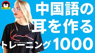 【聞き流し中国語】中国語ヒアリング１０００基本例文トレーニング　単語だけでは覚えにくいため例文を2つずつご用意しました。初心者の方は単語の勉強、中級上級者さんはヒアリングで実力テストに活用下さい