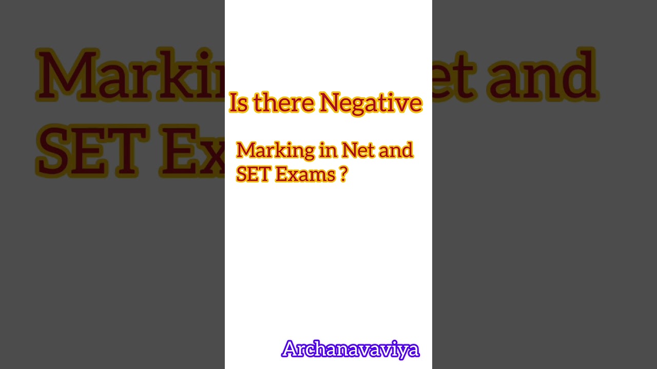 The Truth About Negative Marking in UGC NET Exam