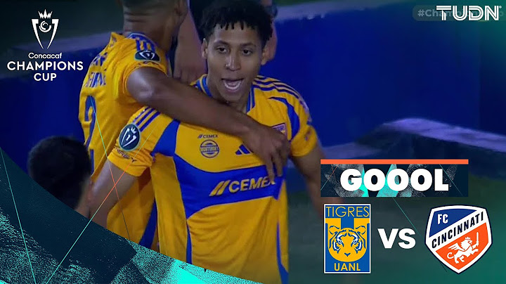 ¡GOL DE TIGRES! Ozziel empata el global | Tigres 1-1 Cincinnati | CONCACAF Champions Cup 2025 TUDN