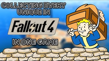 I Tried Collecting All The Uniques In FALLOUT 4