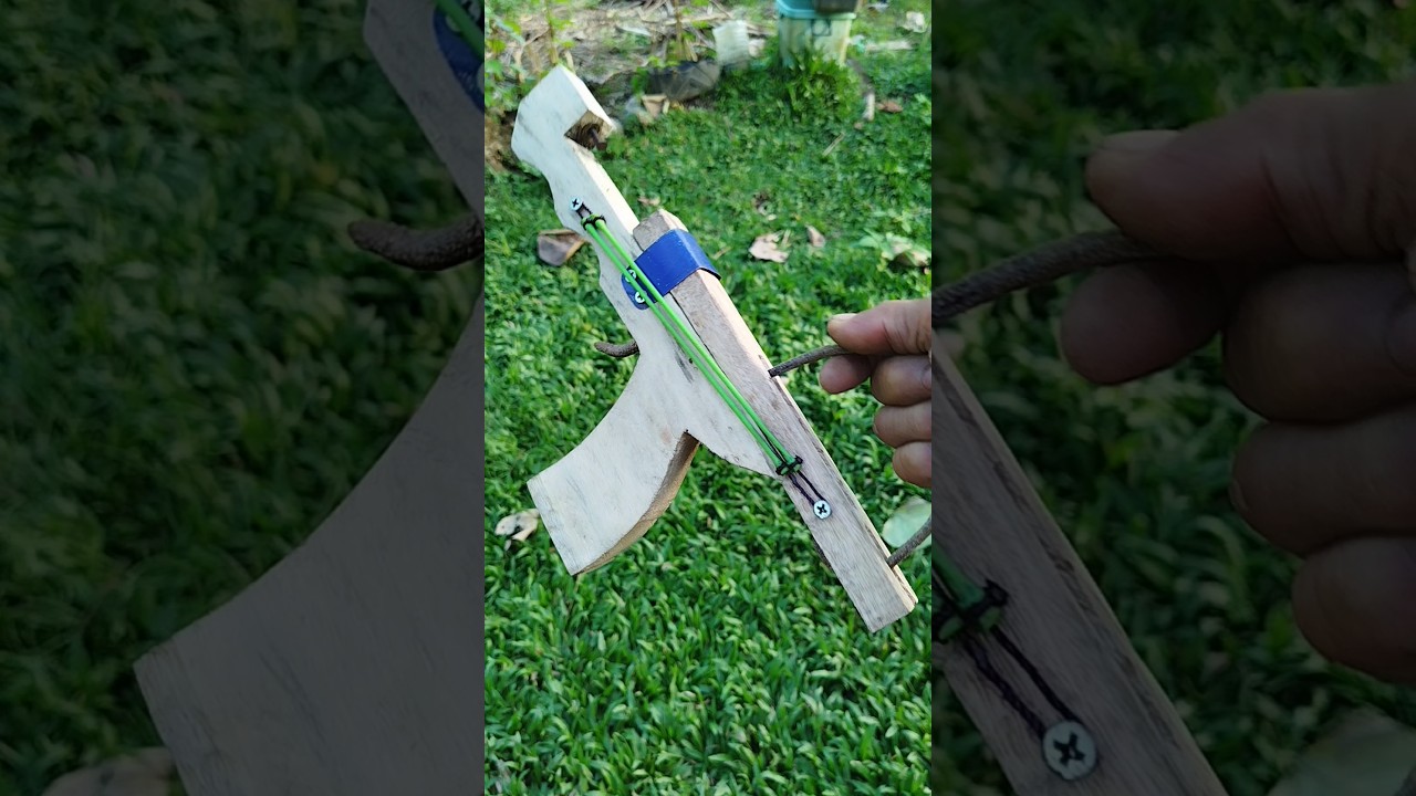 DIY Matchstick Slingshot Gun: Build Your Own Wooden Toy! 