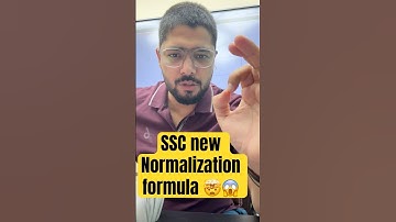 SSC New Normalisation Formula ‼️🤯 | #ssctestbook #ssccgl2025 #sscnormalization