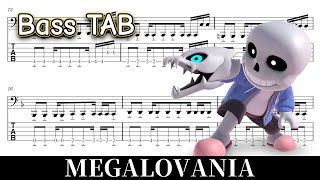Super Smash Bros Ultimate - MEGALOVANIA Bass Tab